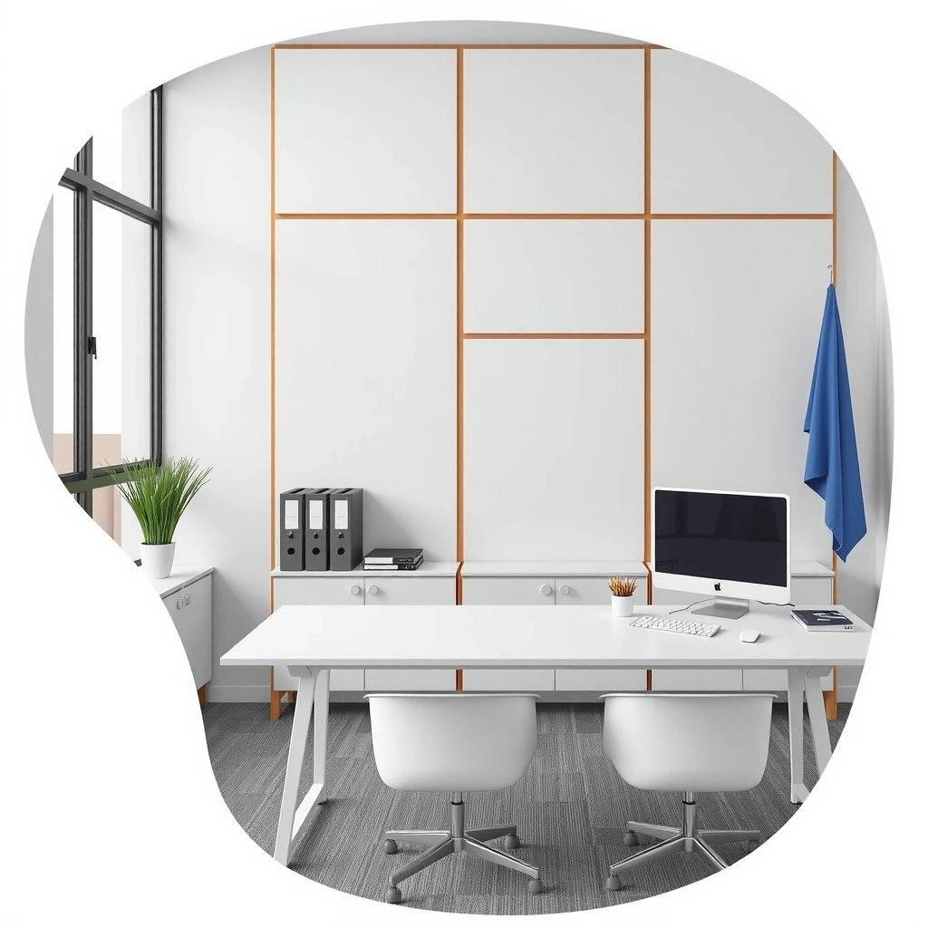 Office after cleaning - organized and professional