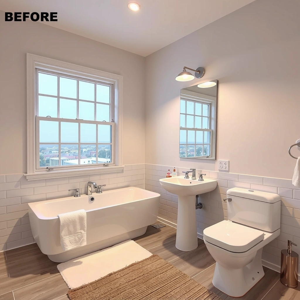 Before cleaning - bathroom