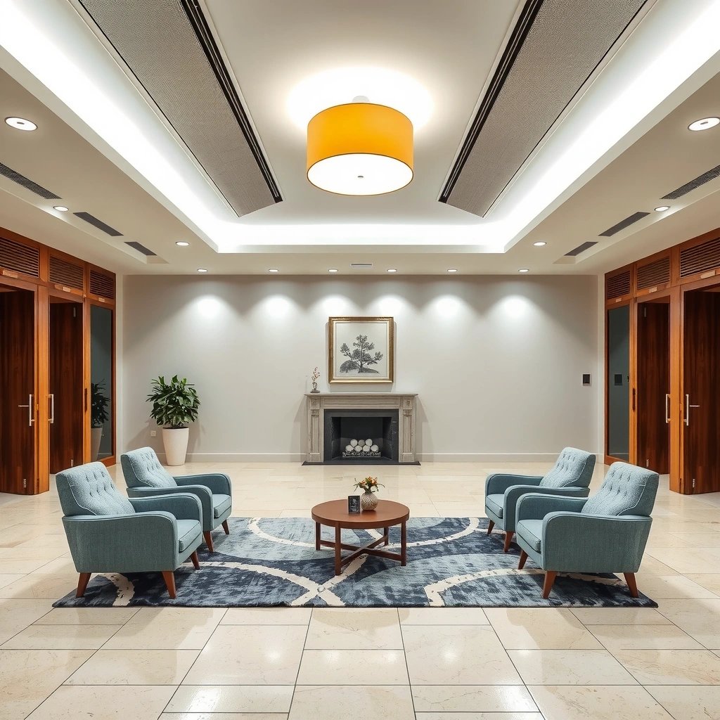 Before cleaning - reception area